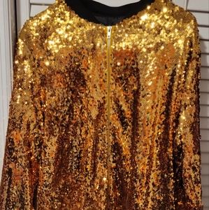 Gold sequin jacket